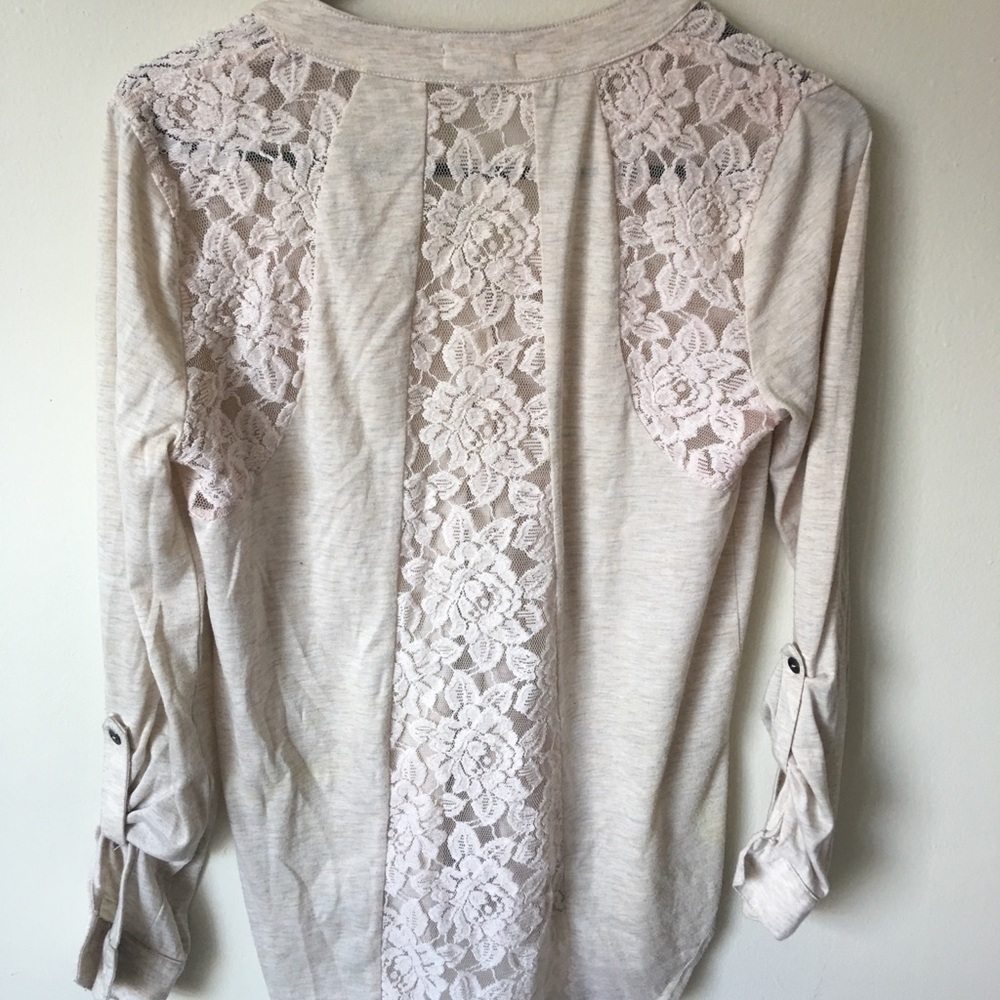 beautiful button down lace shirt